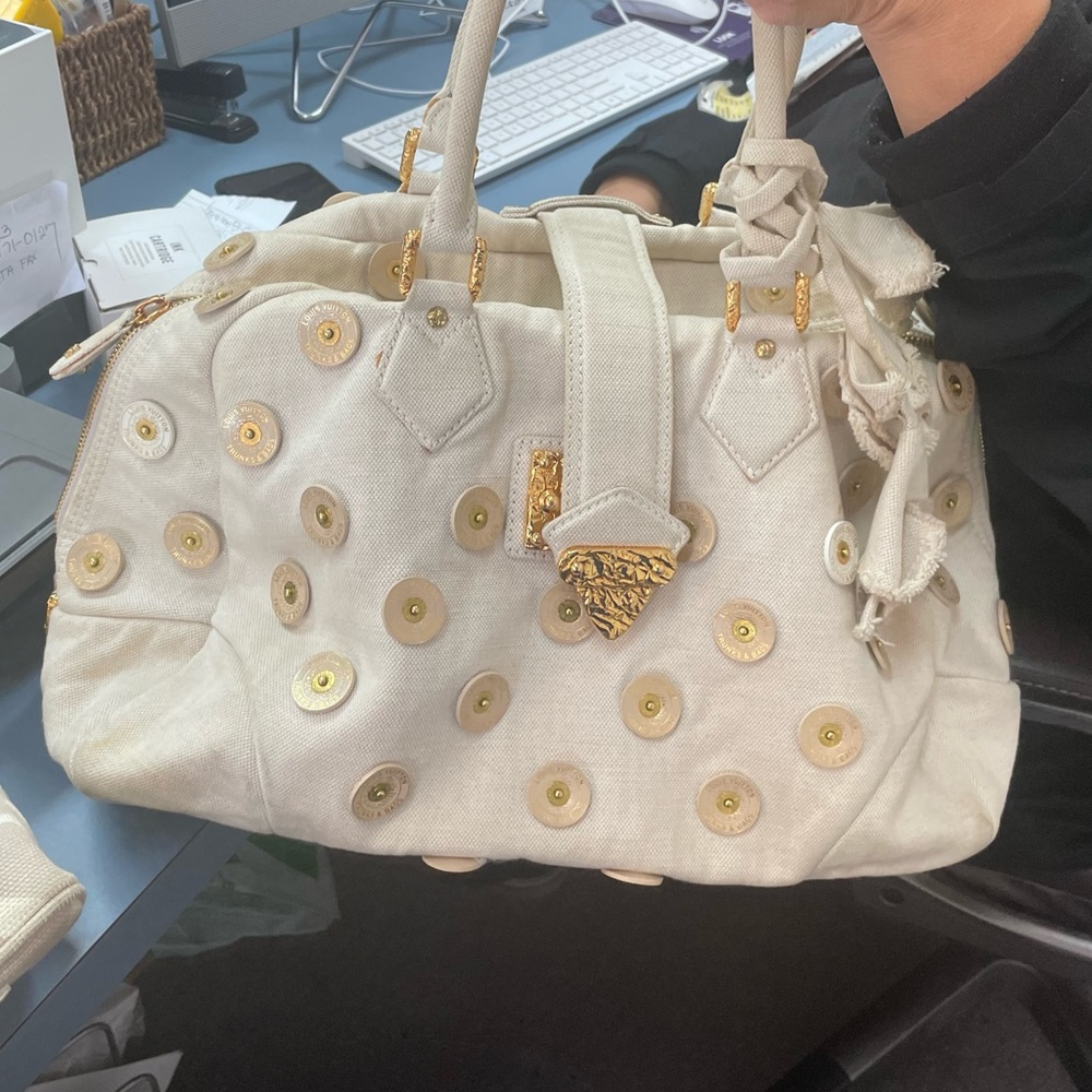 Auth. Louis Vuitton Polka Dot